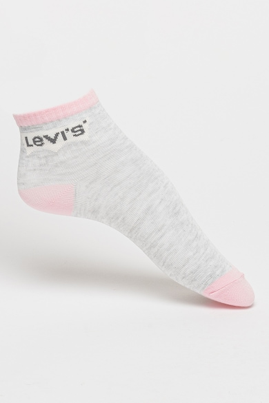 Levi's Colorblock dizájnú rövid szárú zokni szett - 3 pár Lány