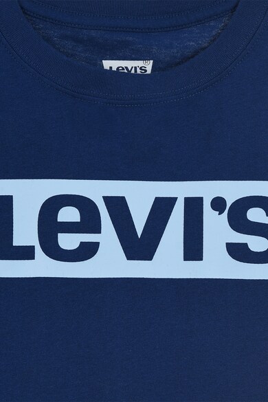 Levi's Тениска с овално деколте и лого Момчета