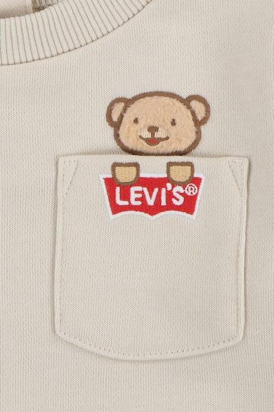 Levi's Bluza de trening din amestec de bumbac organic cu detaliu brodat discret Baieti