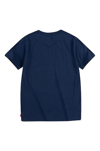 Levi's Памучна тениска с овално деколте и лого Момчета
