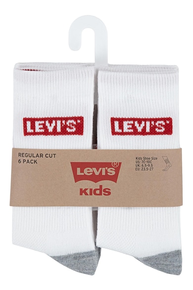 Levi's Logómintás hosszú szárú zokni szett - 6 pár Fiú