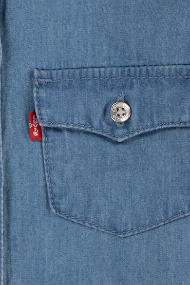 Levi's Camasa de denim cu buzunare pe piept Fete