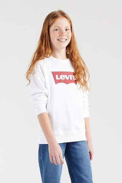 Levi's Суитшърт с овално деколте и лого Момичета