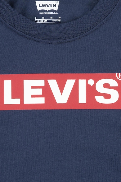 Levi's Tricou de bumbac organic cu imprimeu logo Baieti