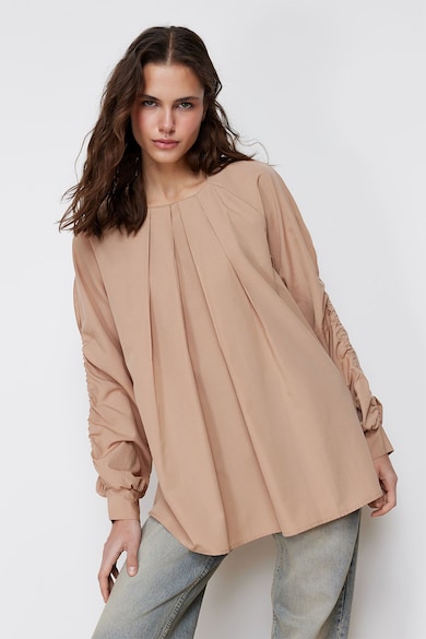 Trendyol Свободна плисирана блуза Жени