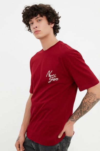 Trendyol Памучна тениска със свободна кройка Мъже