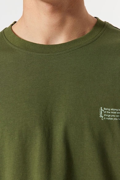 Trendyol Тениска с надпис Мъже
