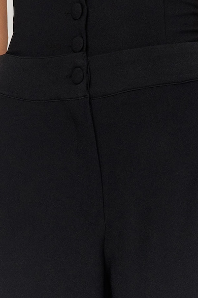 Trendyol Bő szárú nadrág fűző dizájnú részlettel női