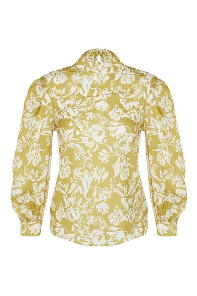 Trendyol Bluza cu imprimeu floral si maneci bufante Femei