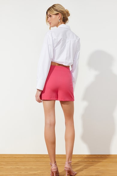 Trendyol Асиметрична къса пола-панталон с висока талия Жени