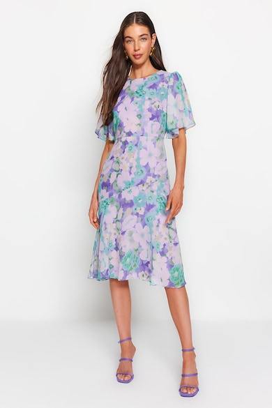 Trendyol Rochie midi cu model floral Femei