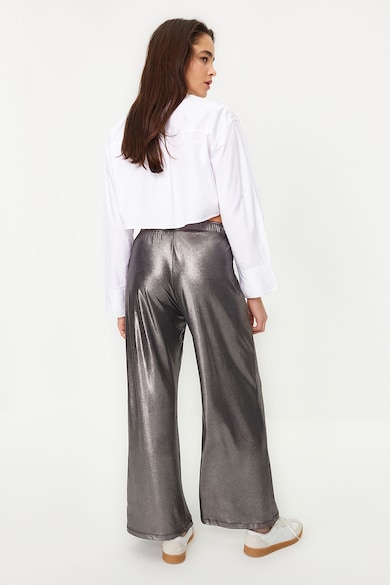 Trendyol Пола-панталон с ефект металик Жени