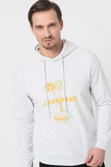 Jack & Jones Kapucnis pulóver mintával férfi