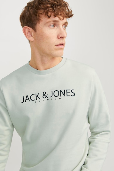 Jack & Jones Суитшърт с памук с овално деколте Мъже