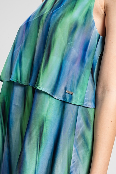 ARMANI EXCHANGE Къса рокля на волани с абстрактна шарка Жени