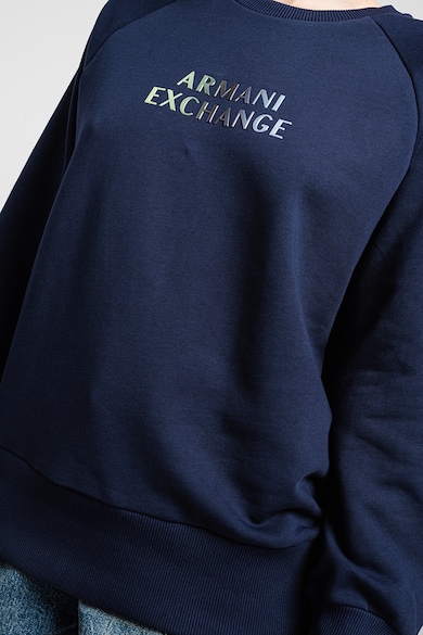 ARMANI EXCHANGE Bluza de trening din bumbac cu logo Femei