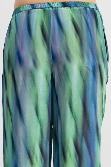 ARMANI EXCHANGE Панталон от шифон с абстрактен принт Жени