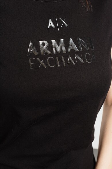 ARMANI EXCHANGE Памучна тениска с лого Жени