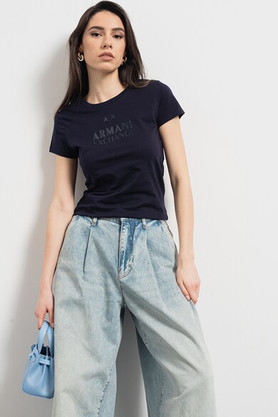 ARMANI EXCHANGE Tricou din bumbac cu logo Femei