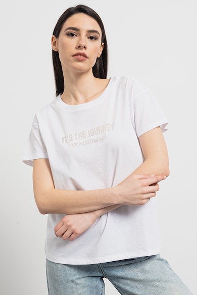 ARMANI EXCHANGE Kerek nyakú feliratos póló női