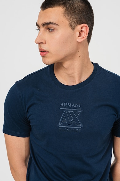 ARMANI EXCHANGE Póló hímzett logóval férfi