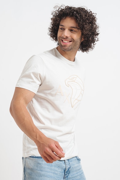 ARMANI EXCHANGE Тениска с бродерии Мъже