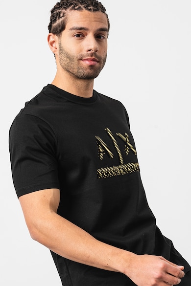 ARMANI EXCHANGE Памучна тениска с лога Мъже