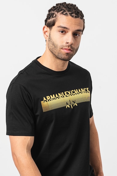 ARMANI EXCHANGE Kerek nyakú logós póló férfi