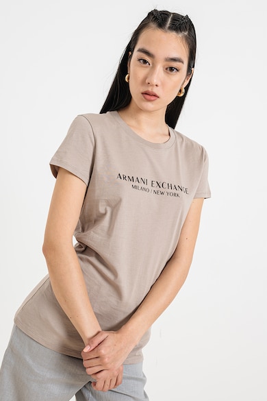 ARMANI EXCHANGE Logómintás póló női