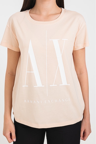 ARMANI EXCHANGE Тениска със свободна кройка и лого Жени