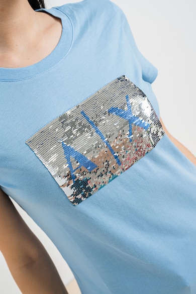 ARMANI EXCHANGE Тениска с двулицеви пайети Жени