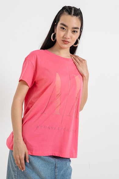 ARMANI EXCHANGE Póló nagyméretű logóval női