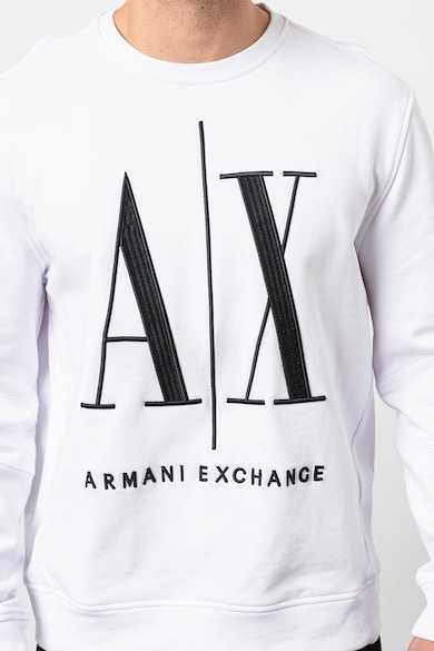 ARMANI EXCHANGE Суитшърт с овално деколте и лого Мъже