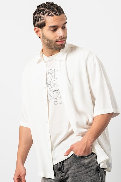 ARMANI EXCHANGE Риза от вискоза със свободна кройка Мъже
