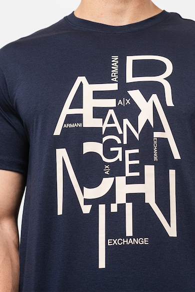 ARMANI EXCHANGE Памучна тениска с лого Мъже