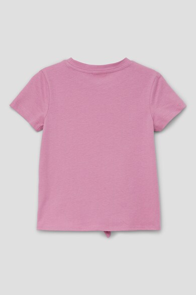 s.Oliver Памучна тениска с дизайн на възел Момичета