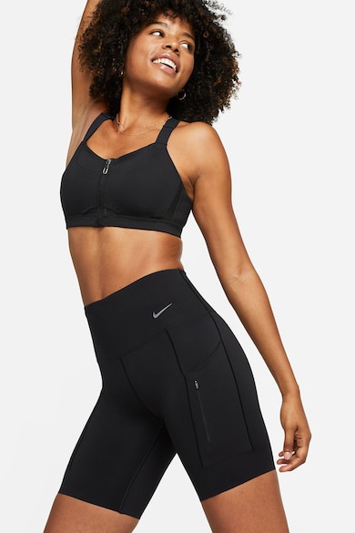 Nike COlanti scurti cu talie inalta pentru fitness Go Dri-Fit Femei