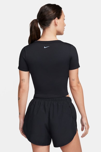Nike Tricou crop elastic cu tehnologie Dri-Fit pentru antrenament Femei
