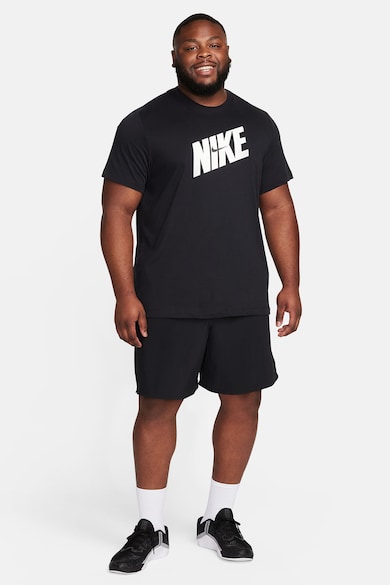 Nike Tricou cu imprimeu logo si tehnologie Dri-FIT pentru antrenament Barbati