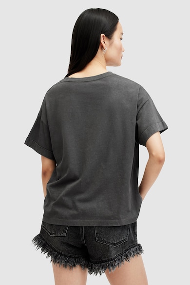 AllSaints Flite Briar mintás organikuspamut póló női