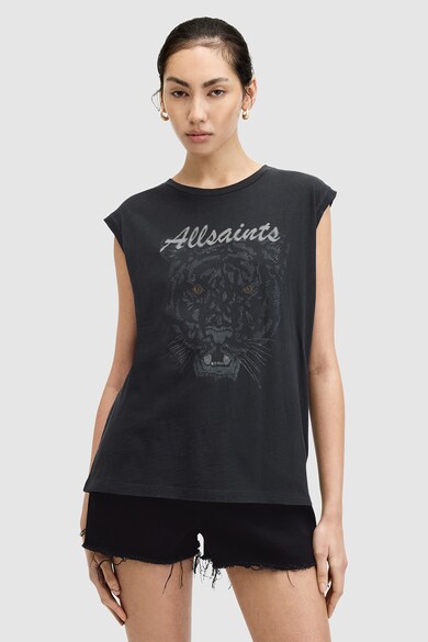 AllSaints Top cu imprimeu Hunter Femei