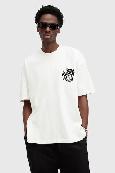 AllSaints Памучна тениска Orlando с лого Мъже