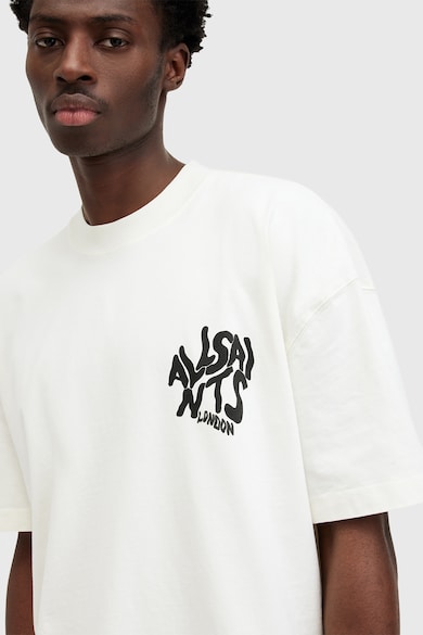 AllSaints Памучна тениска Orlando с лого Мъже