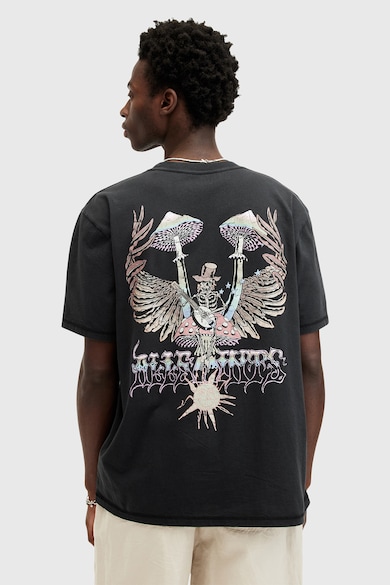 AllSaints Стандартна тениска от органичен памук Strummer Мъже