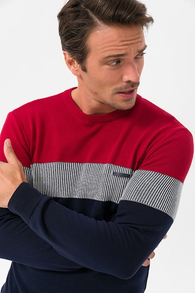 Felix Hardy Edgar colorblock dizájnú pulóver férfi
