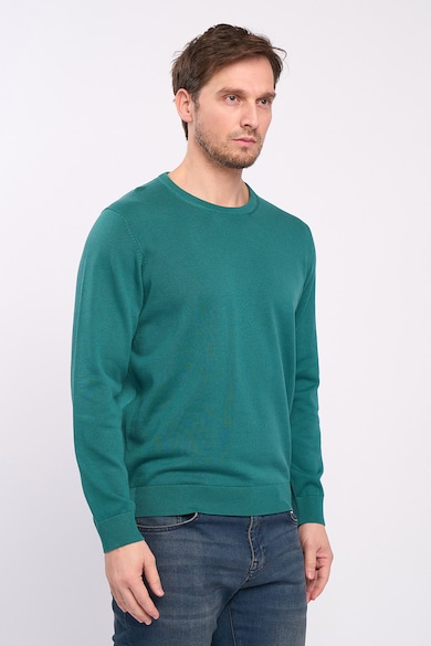 KVL by KENVELO Фино плетен пуловер с овално деколте Мъже
