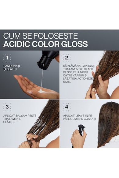 Redken Терапия за коса Leave-in  Acidic Colour Gloss с витамин Е и аргинин, За термична защита и блясък, За боядисана коса, 190 мл Жени