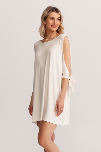 Soft & Seven BY SOFIAMAN Rochie scurta drapata cu decupaje pe brate Femei