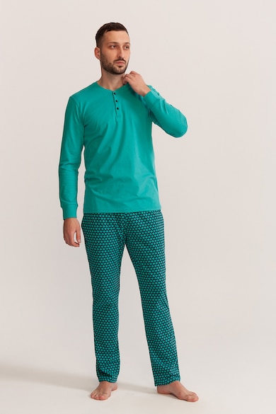 Soft & Seven BY SOFIAMAN Leonard pizsama geometrikus mintával férfi