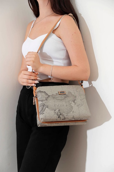 Silver&Polo Keresztpántos mintás műbőr táska női